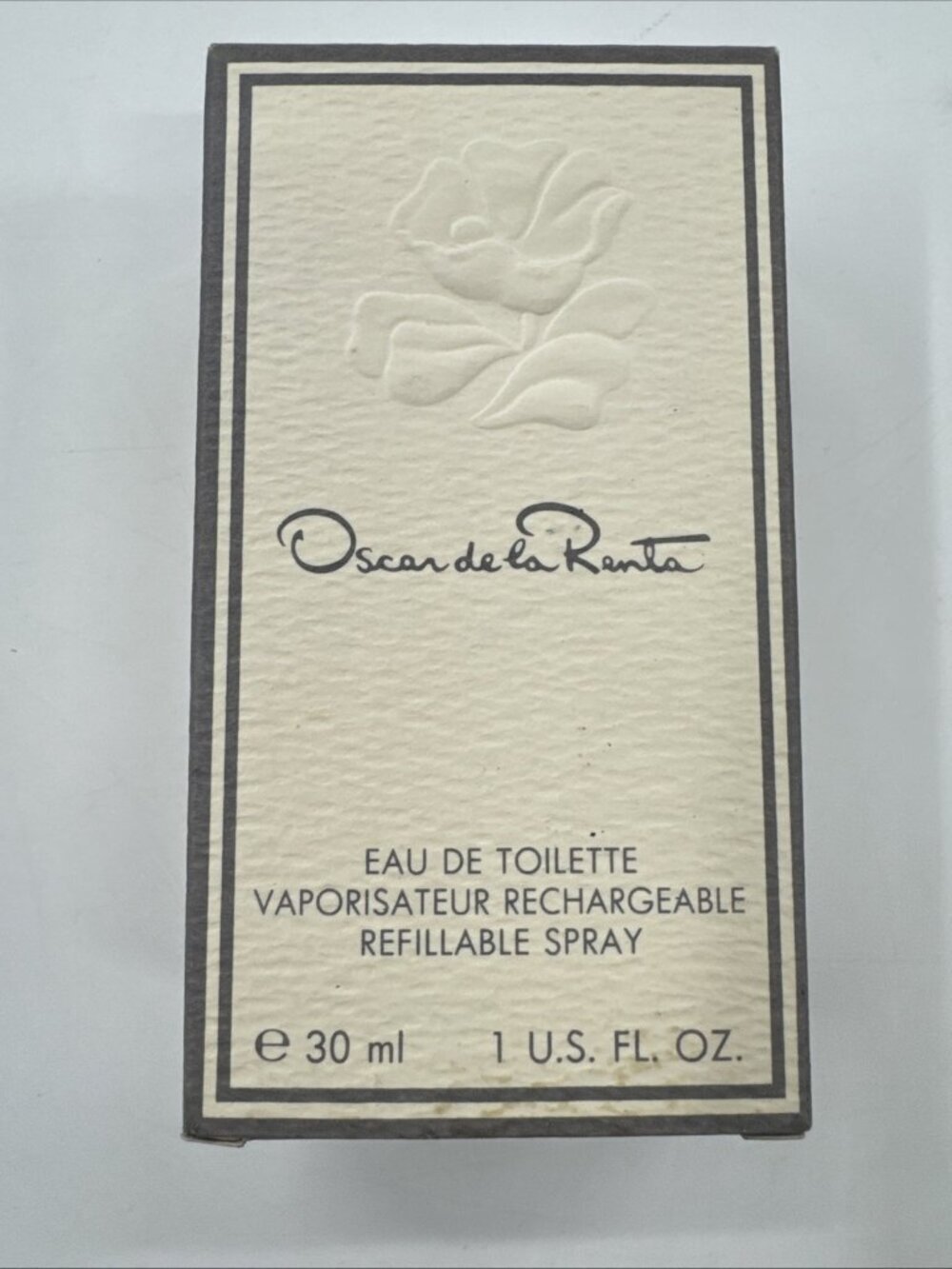 Oscar de la Renta Eau de Toilet Spray Recharge able Refillable 1 oz NEW NOS